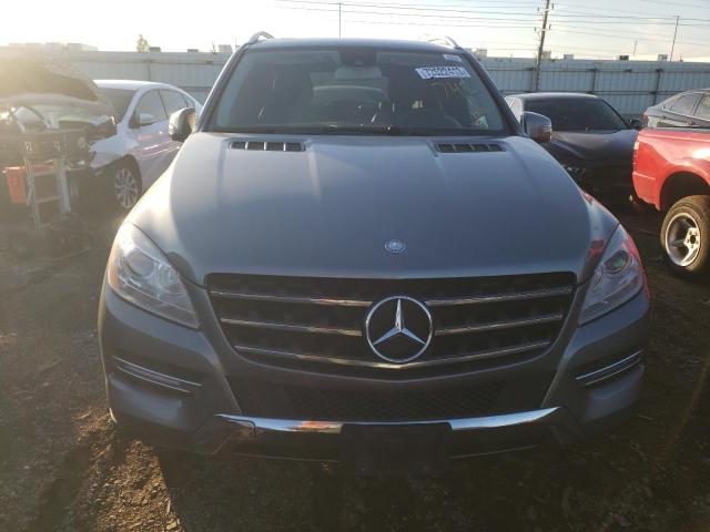 4JGDA5HB6EA273572 - 2014 MERCEDES-BENZ ML 350 4MATIC GRAY photo 5