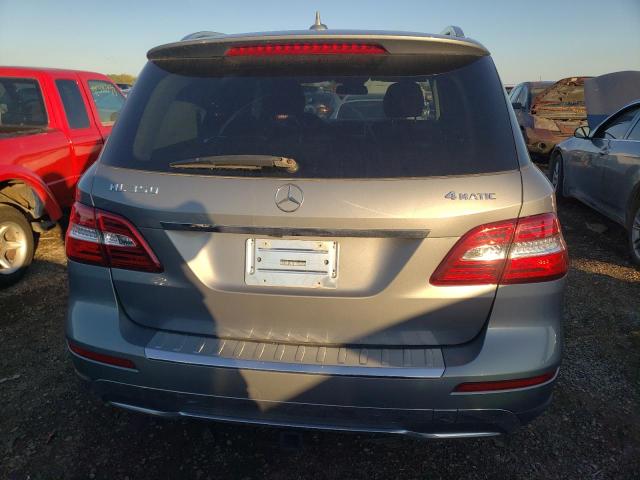 4JGDA5HB6EA273572 - 2014 MERCEDES-BENZ ML 350 4MATIC GRAY photo 6
