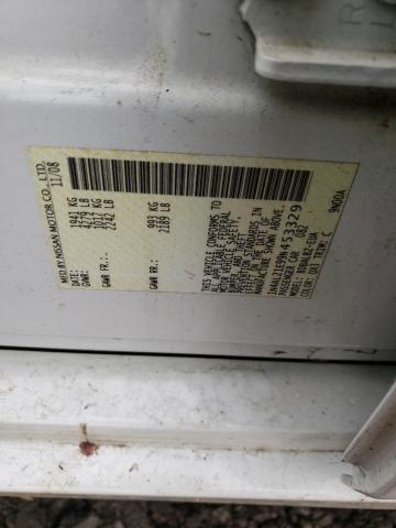 1N4AL21E99N453329 - 2009 NISSAN ALTIMA 2.5 WHITE photo 12