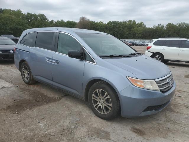 5FNRL5H60CB002812 - 2012 HONDA ODYSSEY EXL BLUE photo 4