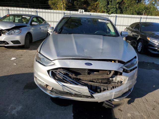 3FA6P0HD6HR410476 - 2017 FORD FUSION SE SILVER photo 5