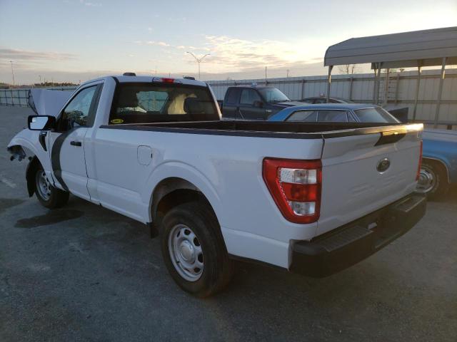 1FTMF1CB4MKD02002 - 2021 FORD F150 WHITE photo 2