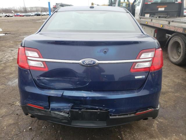 1FAHP2MK2EG165476 - 2014 FORD TAURUS POLICE INTERCEPTOR BLUE photo 6