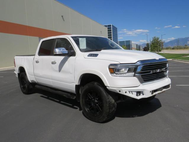 1C6SRFRT7KN853961 - 2019 RAM 1500 LARAMIE WHITE photo 1