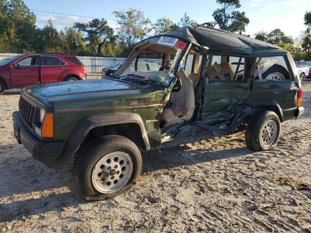 1J4FT28S6TL124872 - 1996 JEEP CHEROKEE SE GREEN photo 1