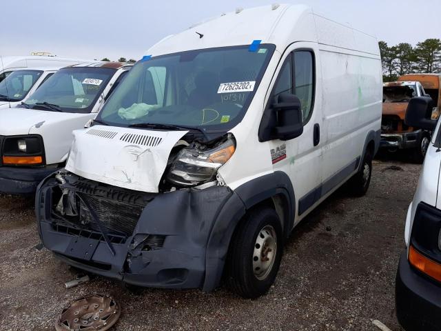 3C6TRVCG3GE101311 - 2016 RAM PROMASTER 2500 HIGH أبيض صورة 1