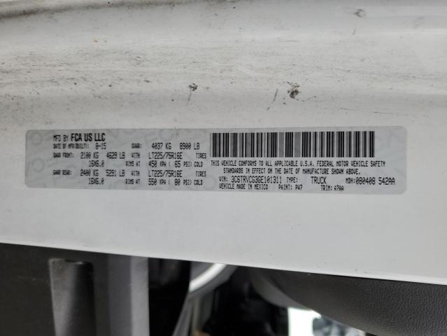 3C6TRVCG3GE101311 - 2016 RAM PROMASTER 2500 HIGH أبيض صورة 13