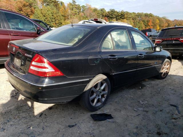 WDBRF92H57F891938 - 2007 MERCEDES-BENZ C 280 4MATIC BLACK photo 3