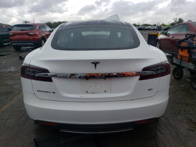 5YJSA1S10EFP24667 - 2014 TESLA MODEL S WHITE photo 6