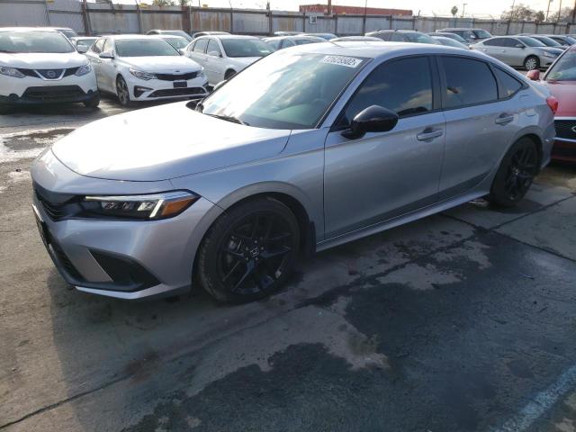 2HGFE2F57NH523790 - 2022 HONDA CIVIC SPORT 银色 照片 1