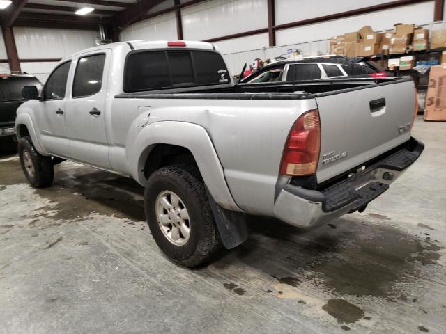 5TEKU72N75Z020378 - 2005 TOYOTA TACOMA DOUBLE CAB PRERUNNER LONG BED SILVER photo 2