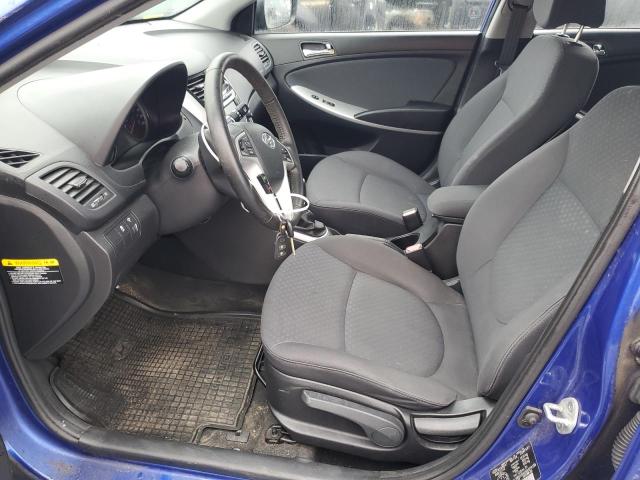 KMHCU5AE6DU074185 - 2013 HYUNDAI ACCENT GLS BLUE photo 7