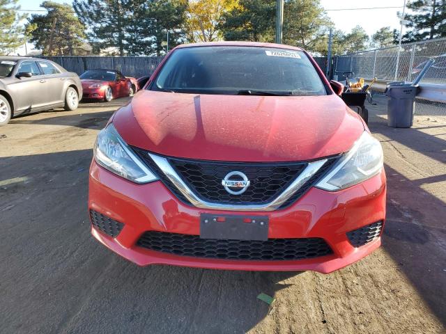 3N1AB7APXHL696869 - 2017 NISSAN SENTRA S RED photo 5