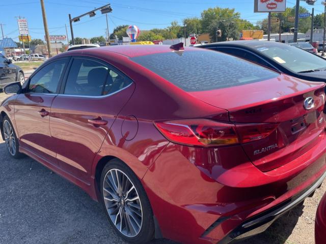 KMHD04LB5HU331162 - 2017 HYUNDAI ELANTRA SPORT BURGUNDY photo 3