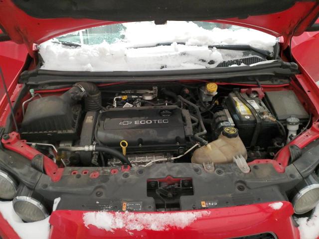 1G1JA5SH4E4123505 - 2014 CHEVROLET SONIC LS RED photo 11