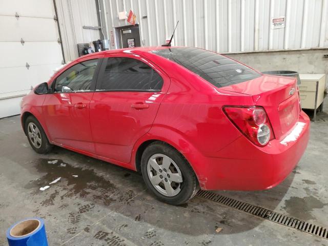 1G1JA5SH4E4123505 - 2014 CHEVROLET SONIC LS RED photo 2