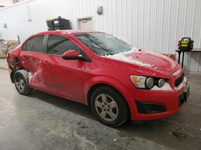 1G1JA5SH4E4123505 - 2014 CHEVROLET SONIC LS RED photo 4