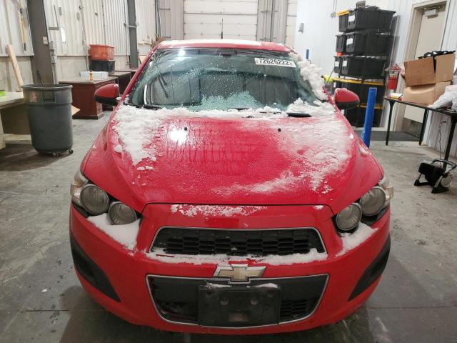 1G1JA5SH4E4123505 - 2014 CHEVROLET SONIC LS RED photo 5
