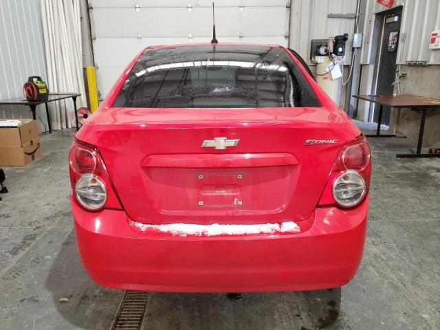 1G1JA5SH4E4123505 - 2014 CHEVROLET SONIC LS RED photo 6