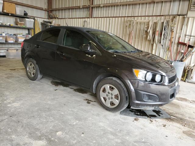 1G1JB5SH1E4159231 - 2014 CHEVROLET SONIC LS ნაცრისფერი ფოტო 4