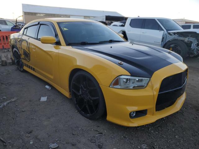 2C3CDXGJ4CH287209 - 2012 DODGE CHARGER SUPER BEE YELLOW photo 4