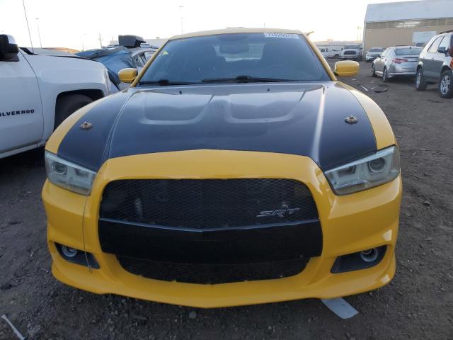 2C3CDXGJ4CH287209 - 2012 DODGE CHARGER SUPER BEE YELLOW photo 5