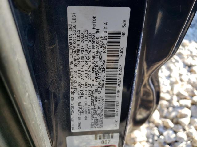 5TEUX42N78Z555584 - 2008 TOYOTA TACOMA ACCESS CAB BLUE photo 13