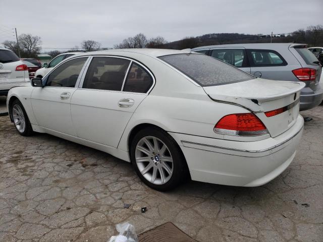 WBAGN63413DR09747 - 2003 BMW 7 SERIES LI WHITE photo 2