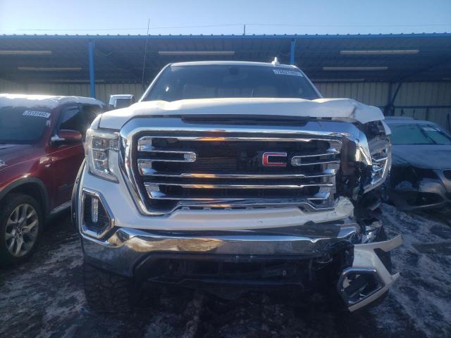 1GTU9DEL3KZ403180 - 2019 GMC SIERRA K1500 SLT WHITE photo 5