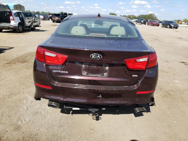 5XXGM4A77FG448457 - 2015 KIA OPTIMA LX MAROON photo 6