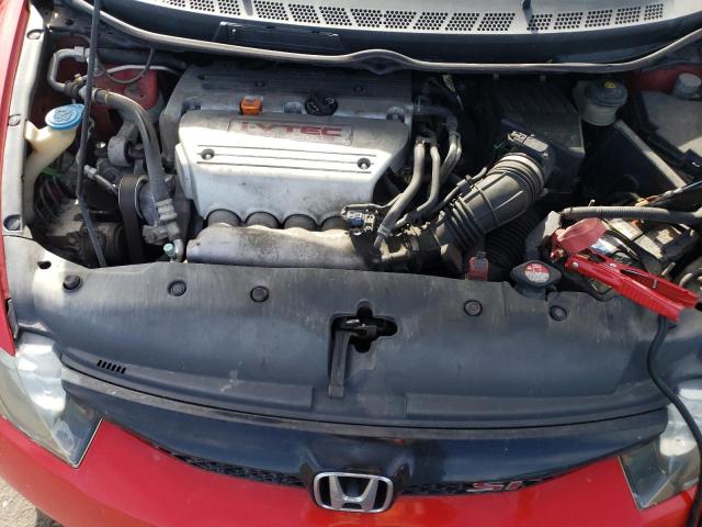 2HGFA55559H703225 - 2009 HONDA CIVIC SI RED photo 11