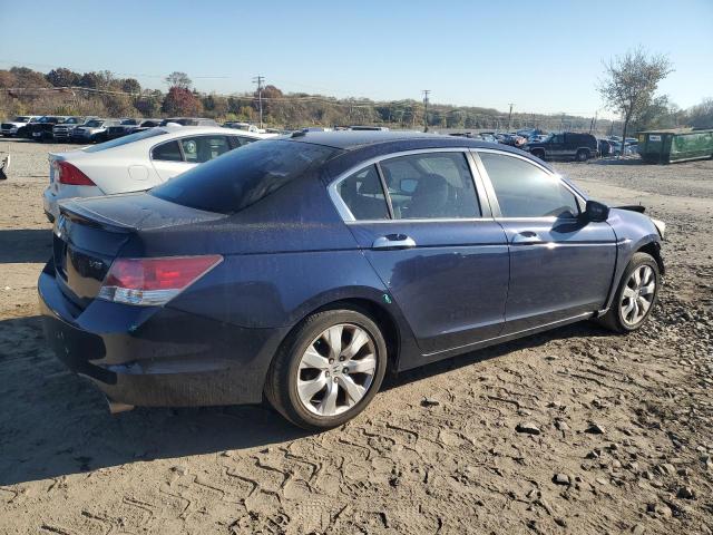 1HGCP36899A000210 - 2009 HONDA ACCORD EXL BLUE photo 3