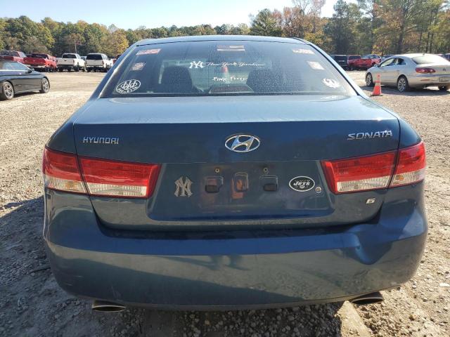 5NPEU46F06H066234 - 2006 HYUNDAI SONATA GLS BLUE photo 6