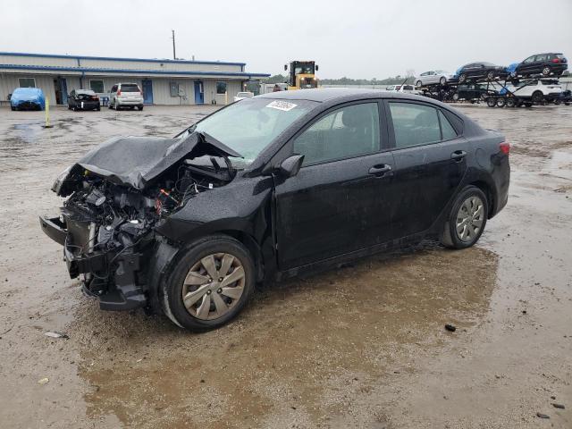 3KPA24AD5LE274698 - 2020 KIA RIO LX BLACK photo 1
