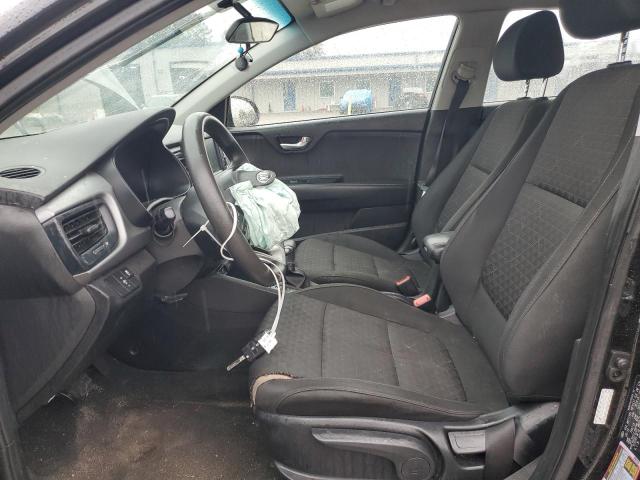 3KPA24AD5LE274698 - 2020 KIA RIO LX BLACK photo 7