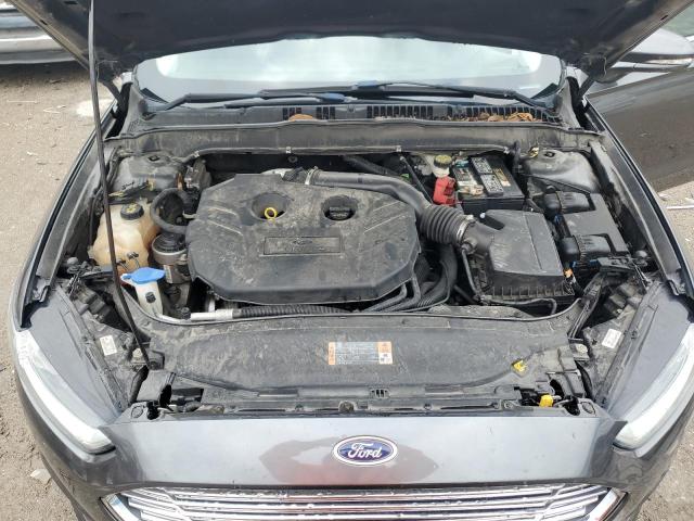 3FA6P0T94GR263219 - 2016 FORD FUSION SE GRAY photo 11