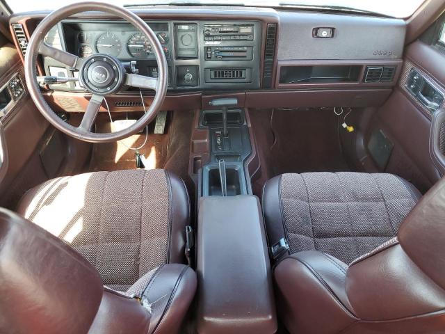 1J4FT58LXLL152913 - 1990 JEEP CHEROKEE LAREDO BURGUNDY photo 8