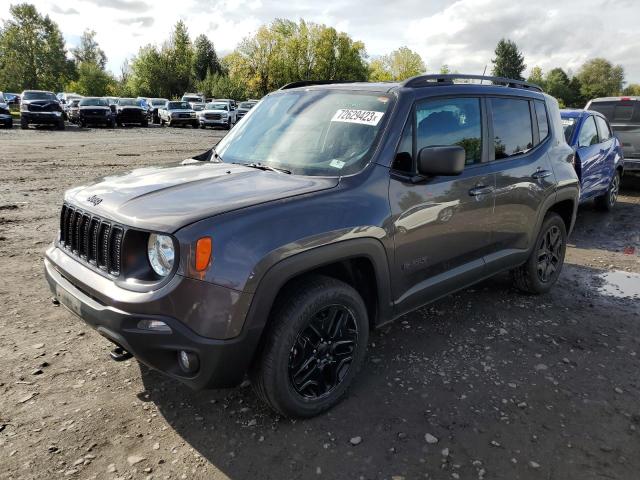 ZACNJBAB5KPK29458 - 2019 JEEP RENEGADE SPORT GRAY photo 1