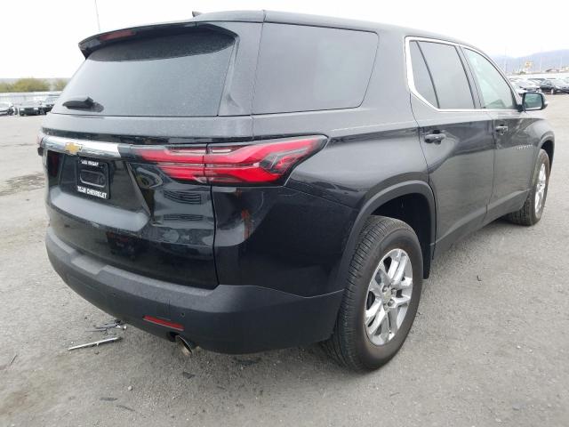 1GNERFKW1PJ149075 - 2023 CHEVROLET TRAVERSE LS BLACK photo 3