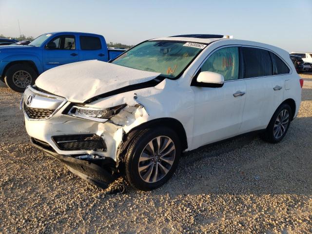 5FRYD3H67EB013823 - 2014 ACURA MDX TECHNOLOGY 白色 照片 1