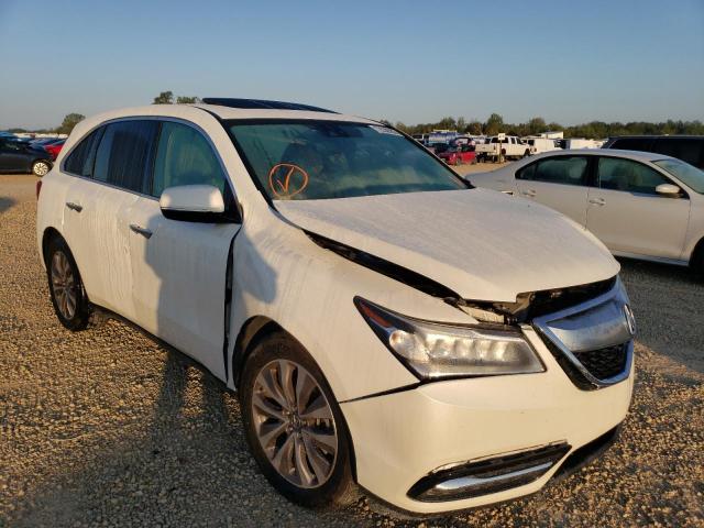 5FRYD3H67EB013823 - 2014 ACURA MDX TECHNOLOGY WHITE photo 4