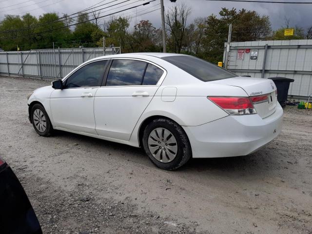 1HGCP2F3XBA123518 - 2011 HONDA ACCORD LX WHITE photo 2