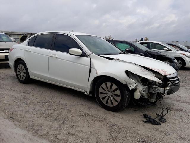 1HGCP2F3XBA123518 - 2011 HONDA ACCORD LX WHITE photo 4