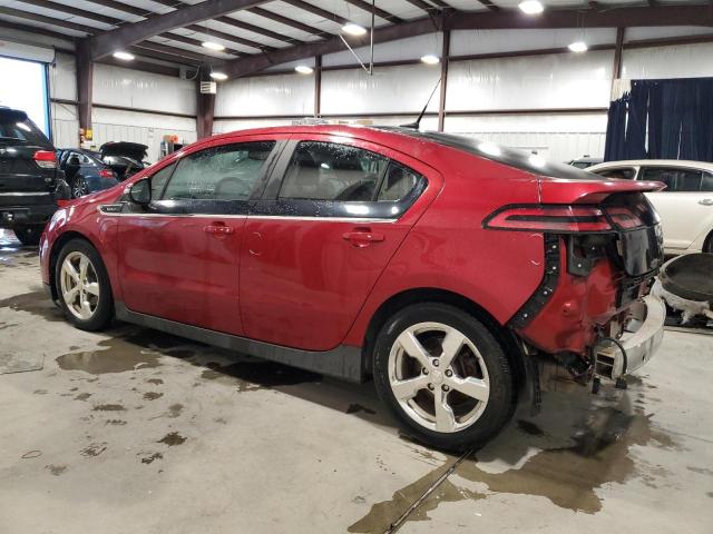 1G1RD6E45CU107996 - 2012 CHEVROLET VOLT RED photo 2