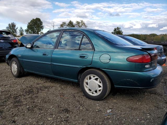 1MELM13P2VW615295 - 1997 MERCURY TRACER LS GREEN photo 2