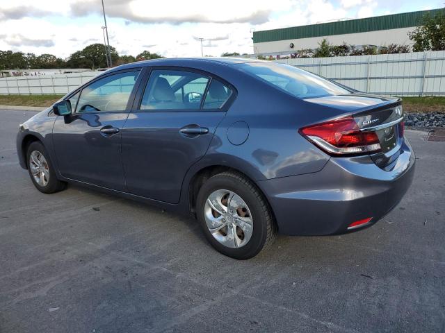 19XFB2F54FE296014 - 2015 HONDA CIVIC LX GRAY photo 2