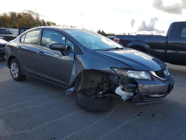 19XFB2F54FE296014 - 2015 HONDA CIVIC LX GRAY photo 4