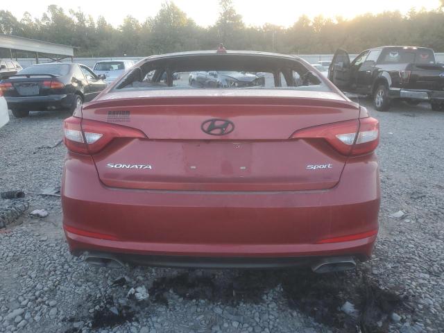 5NPE34AF7HH540273 - 2017 HYUNDAI SONATA SPORT RED photo 6