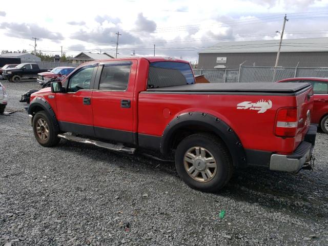 1FTRW14W68FA53921 - 2008 FORD F150 SUPERCREW RED photo 2