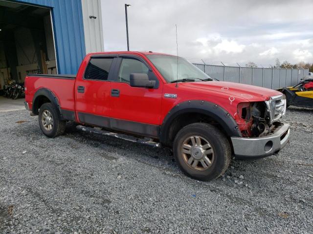 1FTRW14W68FA53921 - 2008 FORD F150 SUPERCREW RED photo 4